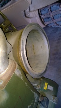 Boca salida gases multiple